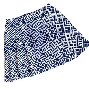 EUC J. McLaughlin Catalina Cloth Skort Blue White Size Small